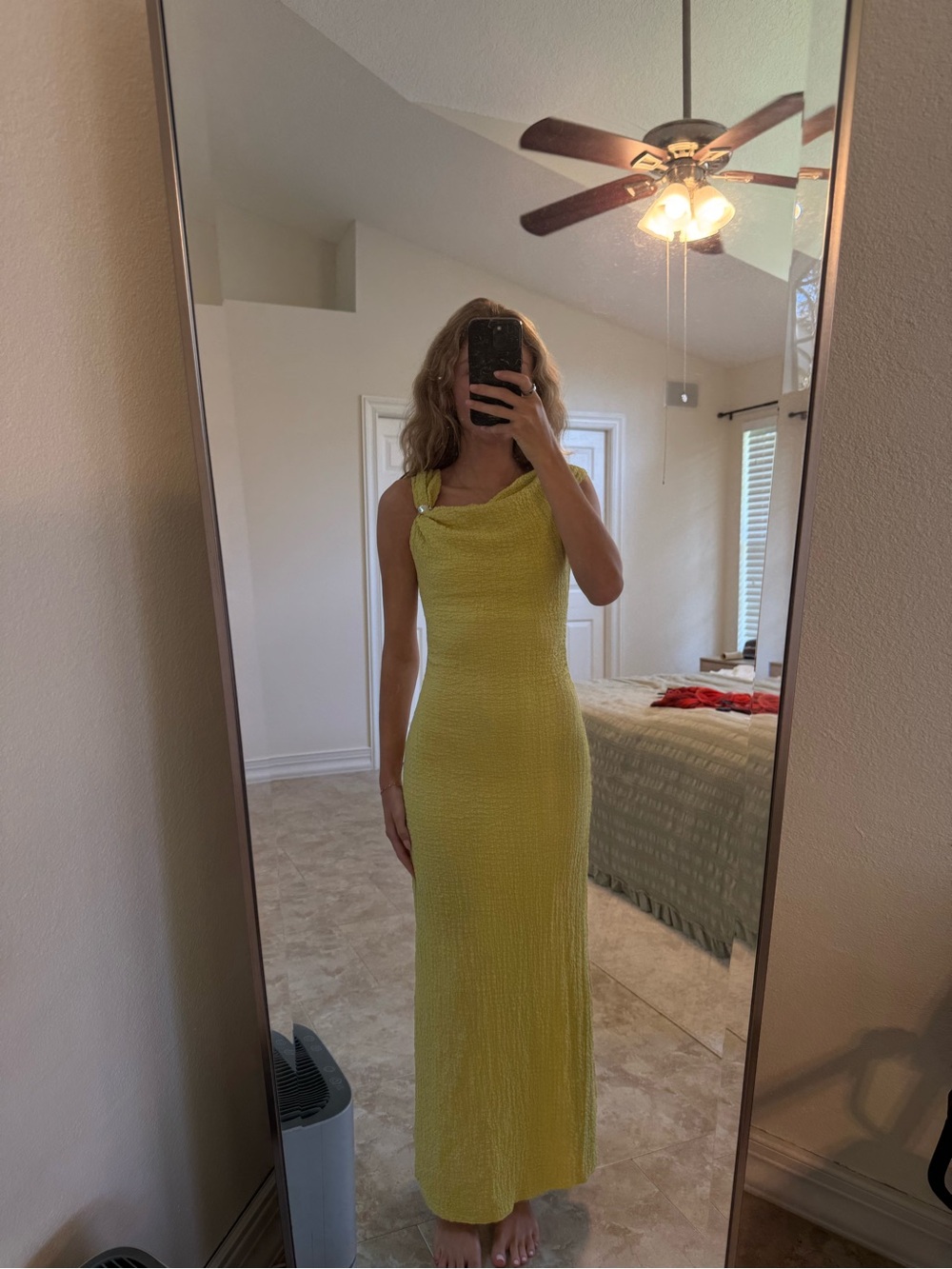 See You Monday green/yellow Sleeveless Maxi Dress